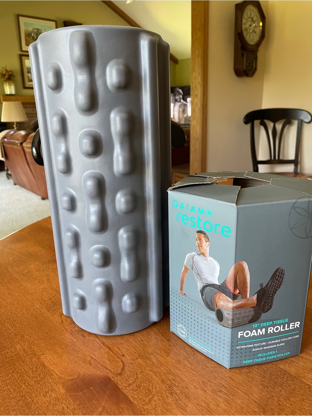 GAIAM Restore Textured Deep Tissue Foam Roller